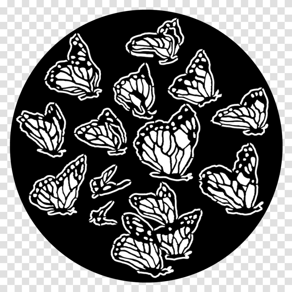 Apollo Butterfly Group Butterfly Gobo, Plant, Stencil, Vegetable, Food Transparent Png