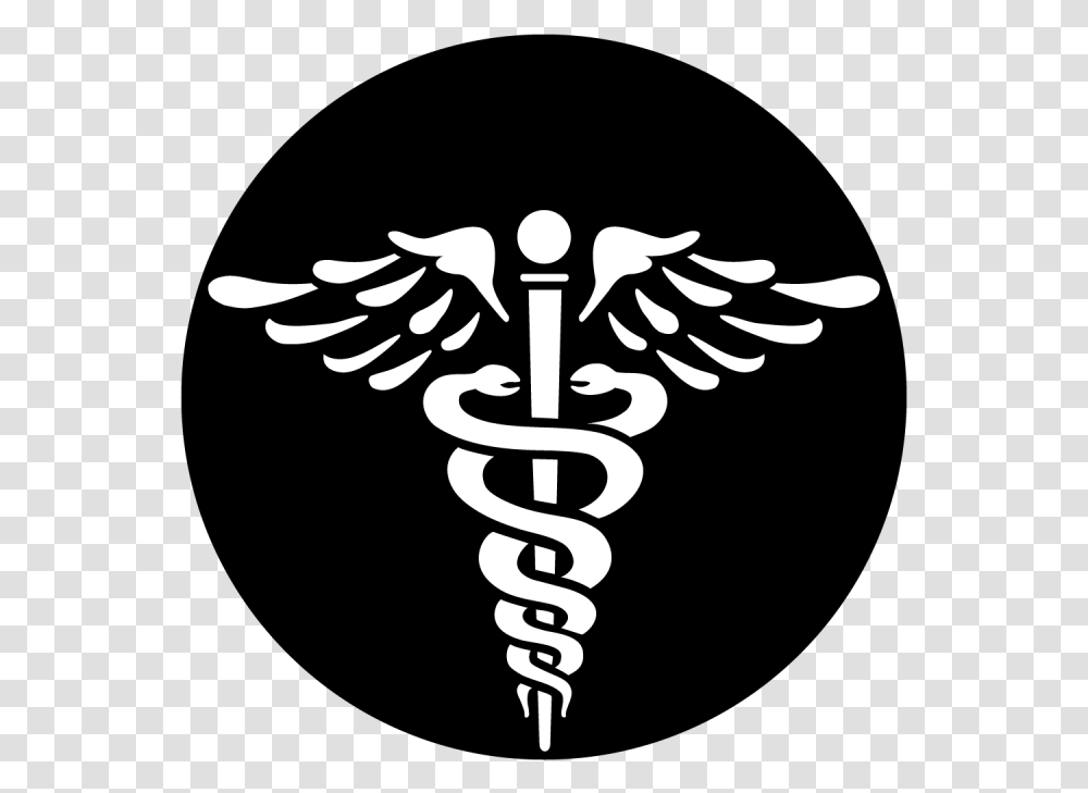 Apollo Caduceus Circle, Emblem, Stencil, Logo Transparent Png