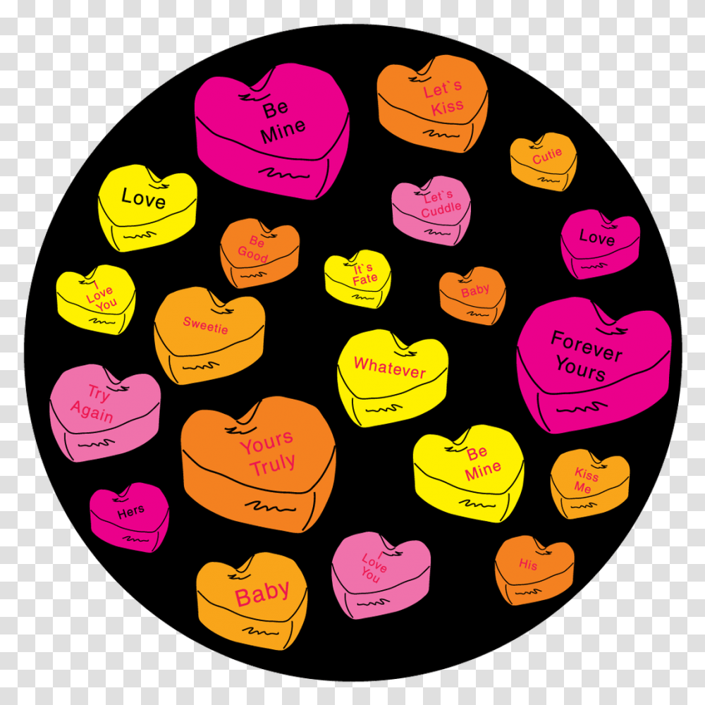 Apollo Candy Hearts Illustration, Sweets, Food, Peeps, Plectrum Transparent Png