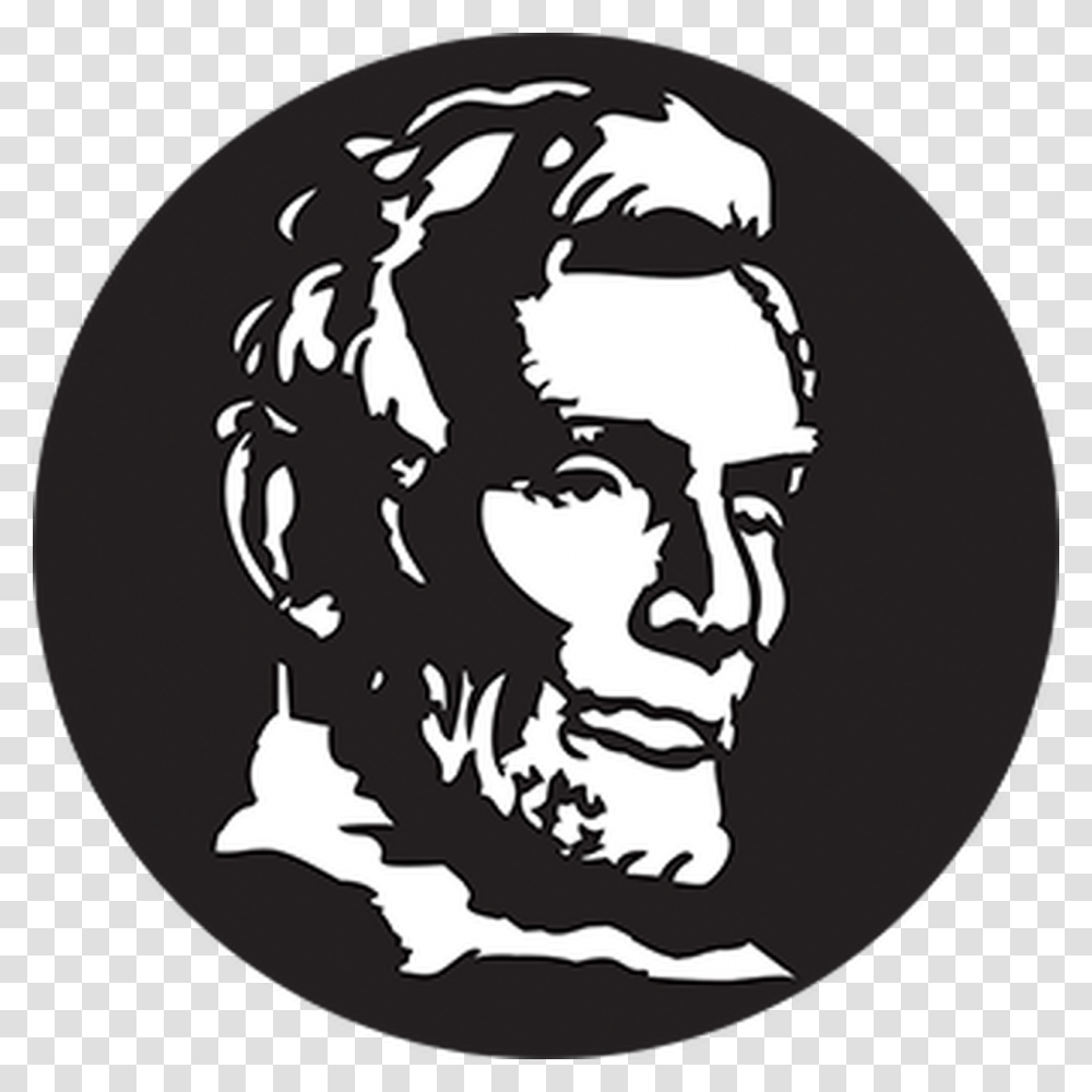 Apollo Design 4271 Abe Lincoln Steel Pattern Illustration, Astronomy, Outer Space, Universe, Stencil Transparent Png