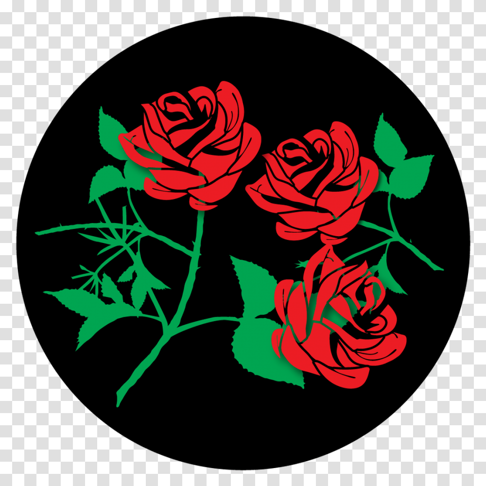 Apollo Design Cs 3485 Three Roses Colourscenic Glass Garden Roses, Floral Design, Pattern Transparent Png