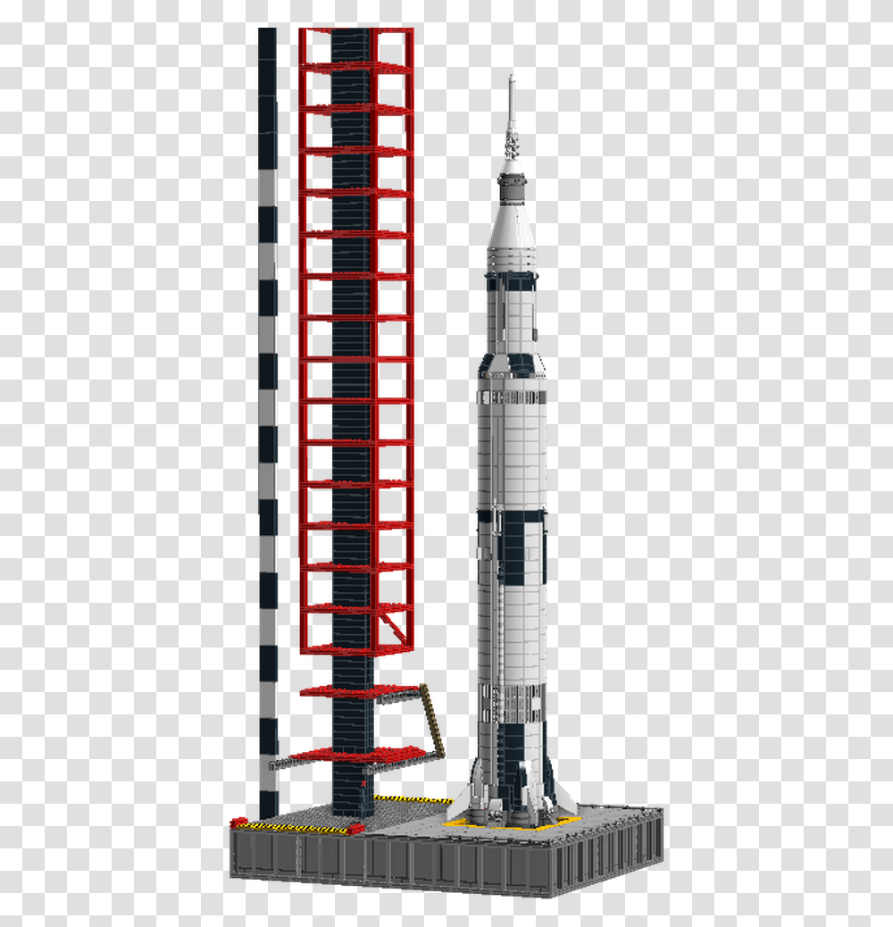 Apollo Launch Tower Moc, City, Urban, Building, Town Transparent Png