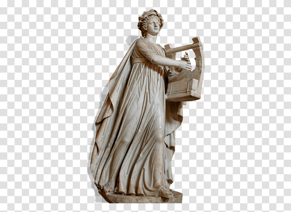 Apollo Musagetes Pio Clementino Inv310 25 Apollo Statue, Sculpture, Ivory, Person Transparent Png
