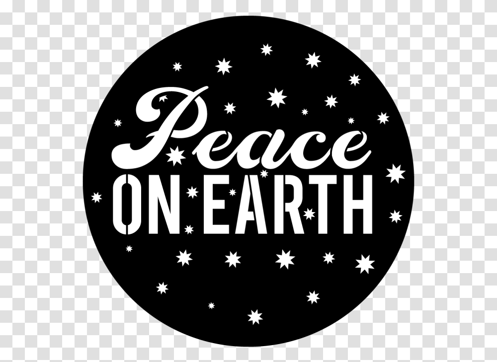 Apollo Peace On Earth GoboData Large Image Cdn Circle, Label, Alphabet Transparent Png