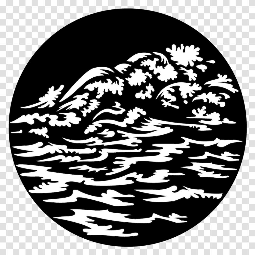 Apollo Water Waves Breaking Illustration, Stencil, Tree, Plant Transparent Png