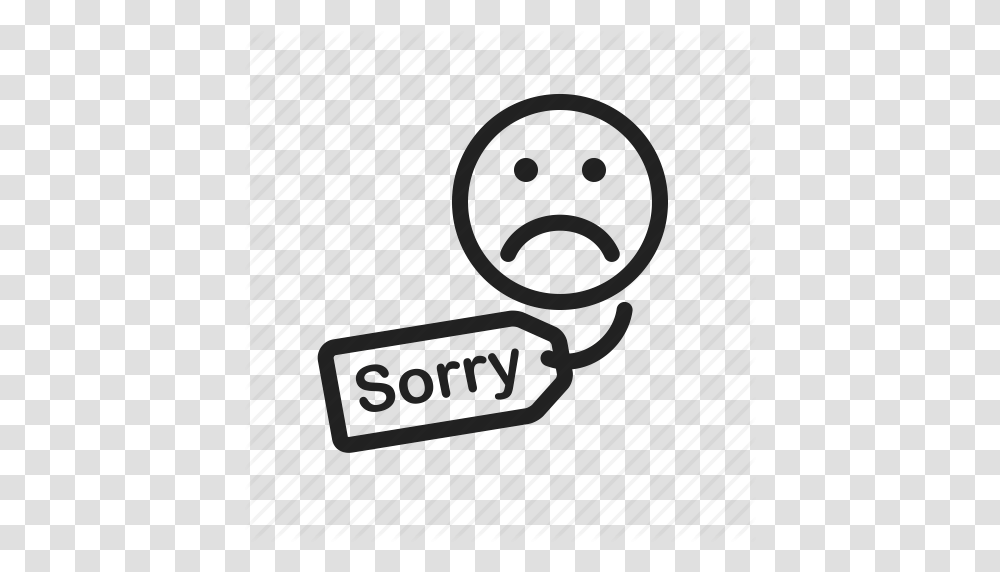 Apology Customer Hanging Letter Notice Sorry Icon, Weapon, Blade, Scissors Transparent Png