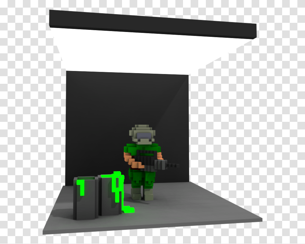 Apoorva Bhardwaj Doomguy Voxel, Toy, Robot, Costume, Minecraft Transparent Png