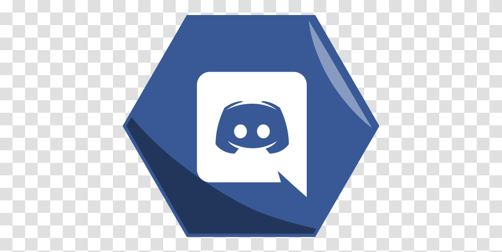 App Awesome Discord Hexagon Social Icon, Light Transparent Png