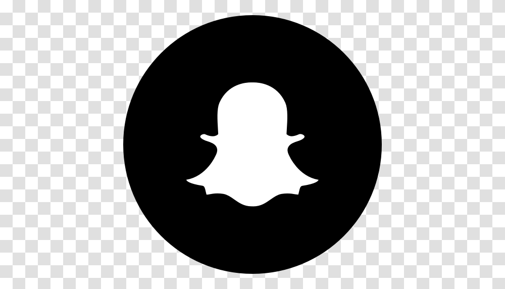App Bw Logo Media Popular Snapchat Social Icon, Silhouette, Stencil, Person, Human Transparent Png