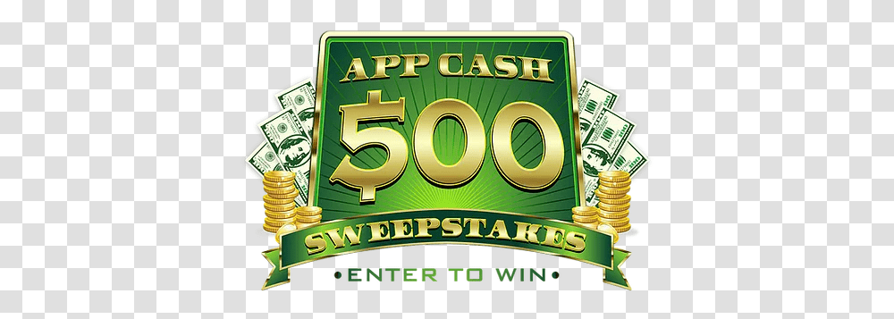 App Cash 500 Make Cash And Earn Cash From Your Phone App Futsal Cartoon, Gambling, Game, Slot, Flyer Transparent Png