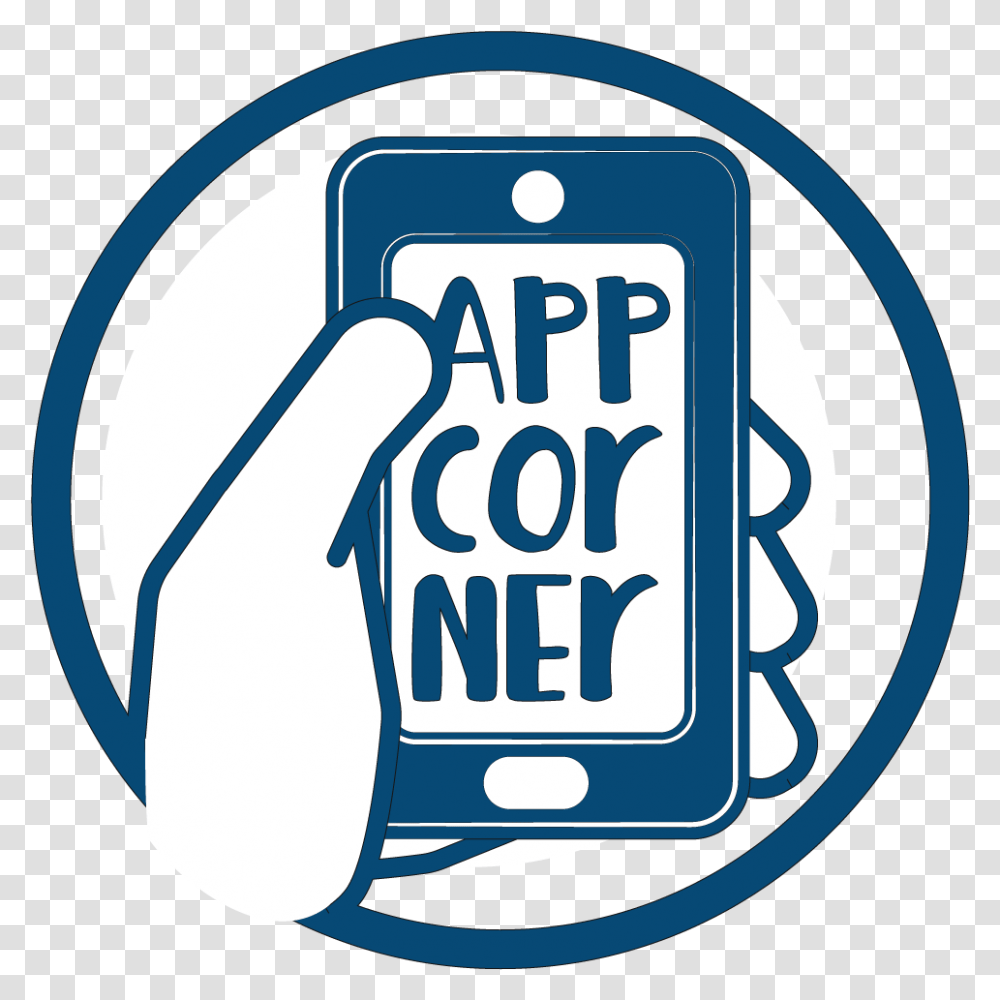 App Corner Telephone Icon, Hand, Label Transparent Png