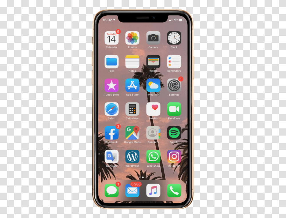 App Icons For Ios Apps Showing On An Iphone Iphone, Mobile Phone, Electronics, Cell Phone Transparent Png