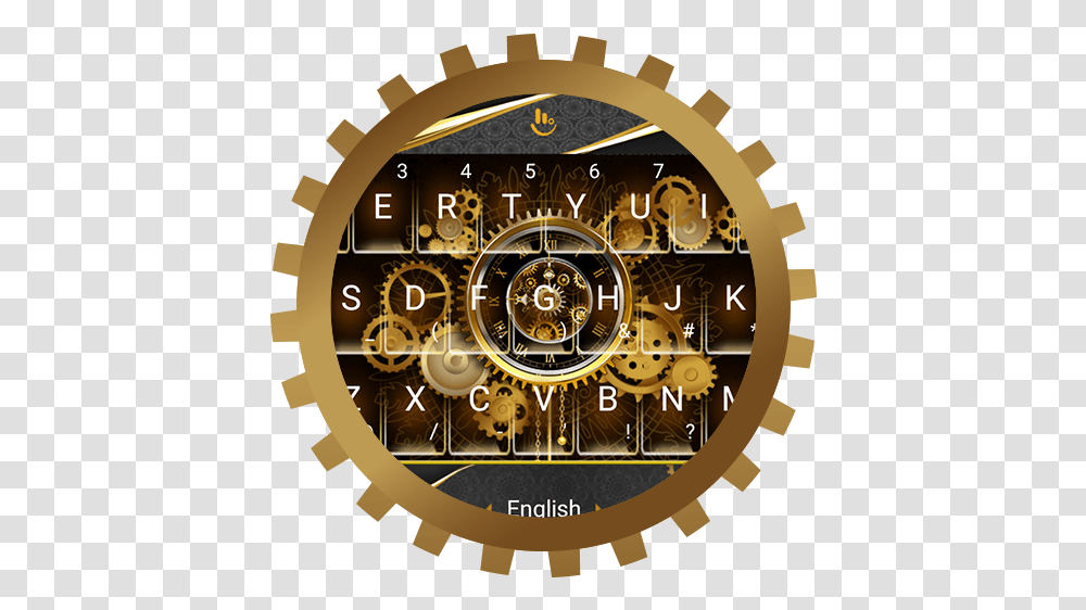 App Insights Clock Luxury Gold Keyboard Theme Apptopia Bicycle, Clock Tower, Architecture, Building, Analog Clock Transparent Png