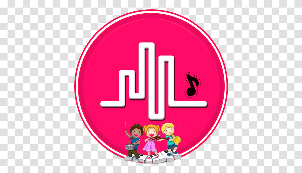 App Insights Musically Kids Game Apptopia Graphic Design, Logo, Symbol, Trademark, Person Transparent Png