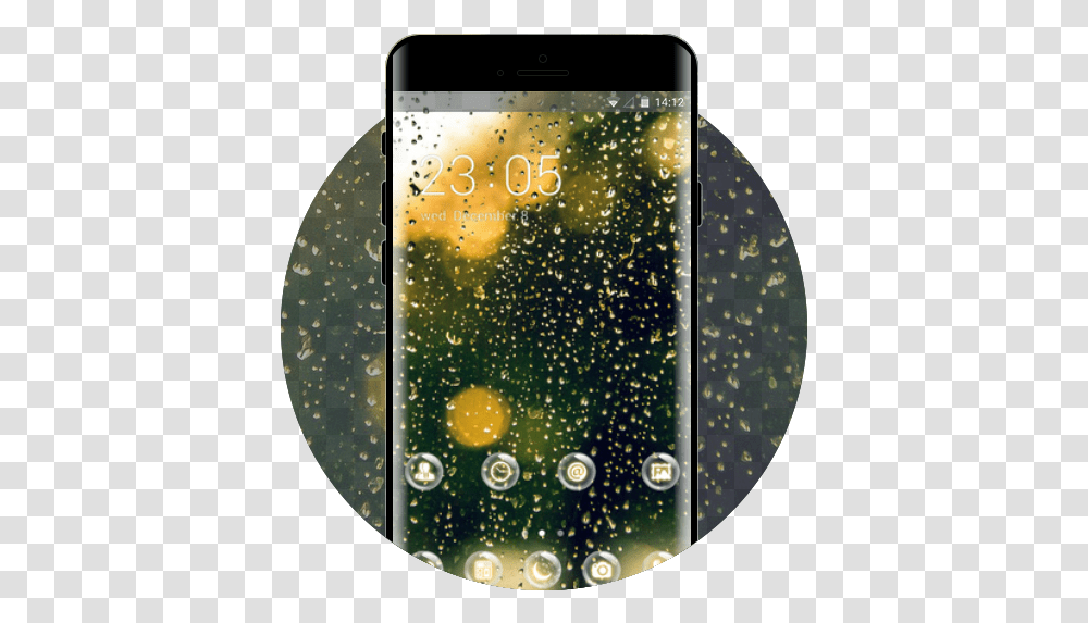 App Insights Nature Theme Rain Window Green Flower Apptopia Iphone 6, Mobile Phone, Electronics, Cell Phone, Dvd Transparent Png