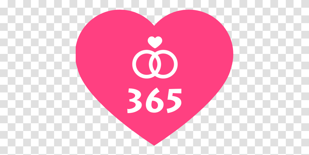 App Insights Wedding 365 Wedding Countdown 2018 Love 365 Day Wedding Countdown, Plectrum, Heart, Balloon Transparent Png