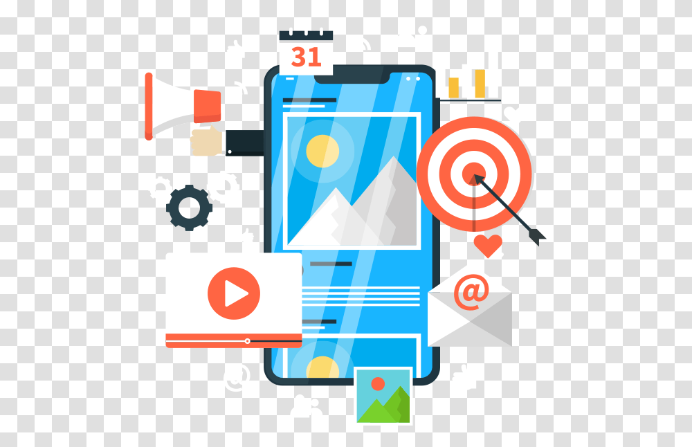 App Marketing To Customer, Poster, Advertisement Transparent Png
