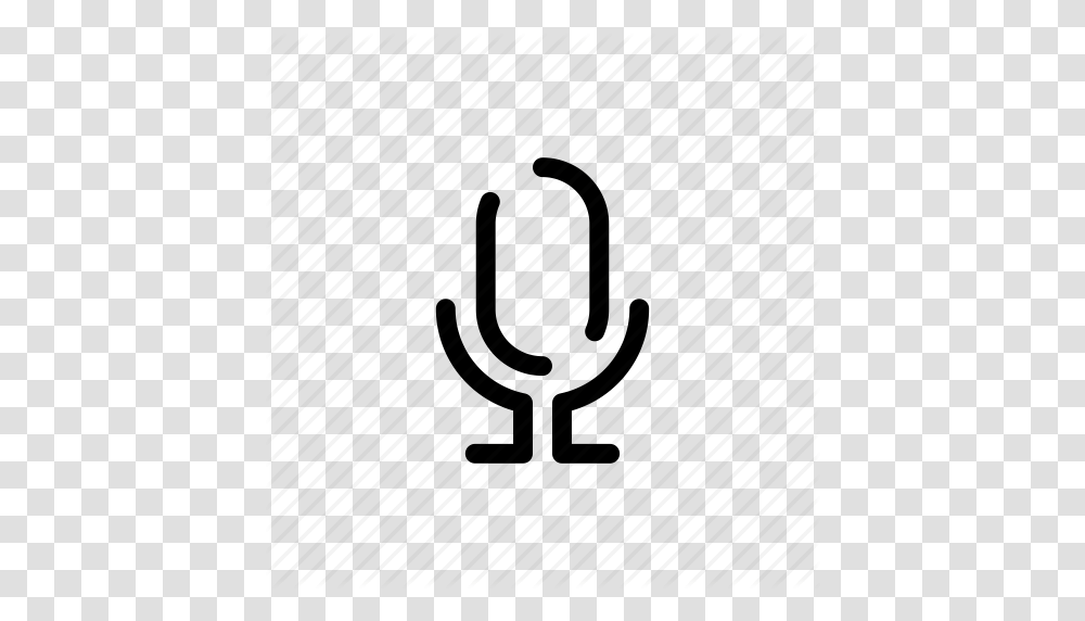 App Mic Microphone Open Line Recorder Sound Voice Icon, Alphabet, Label, Furniture Transparent Png