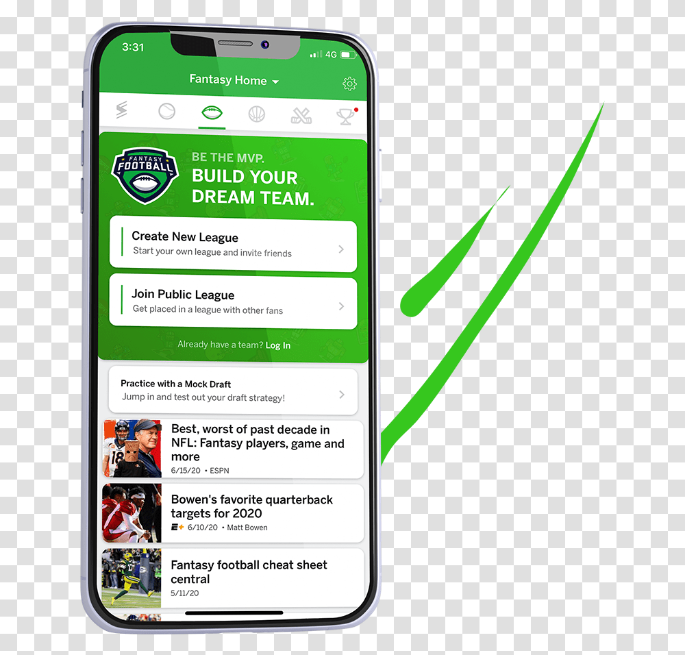 App Of The Week Espn Fantasy Sports For Top Fans Espn Fantasy Football, Mobile Phone, Electronics, Cell Phone, Text Transparent Png
