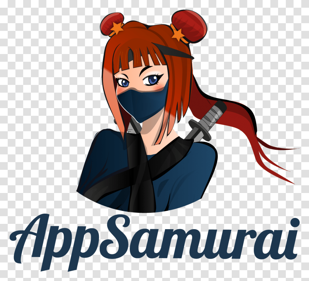 App Samurai Logo, Manga, Comics, Book, Poster Transparent Png