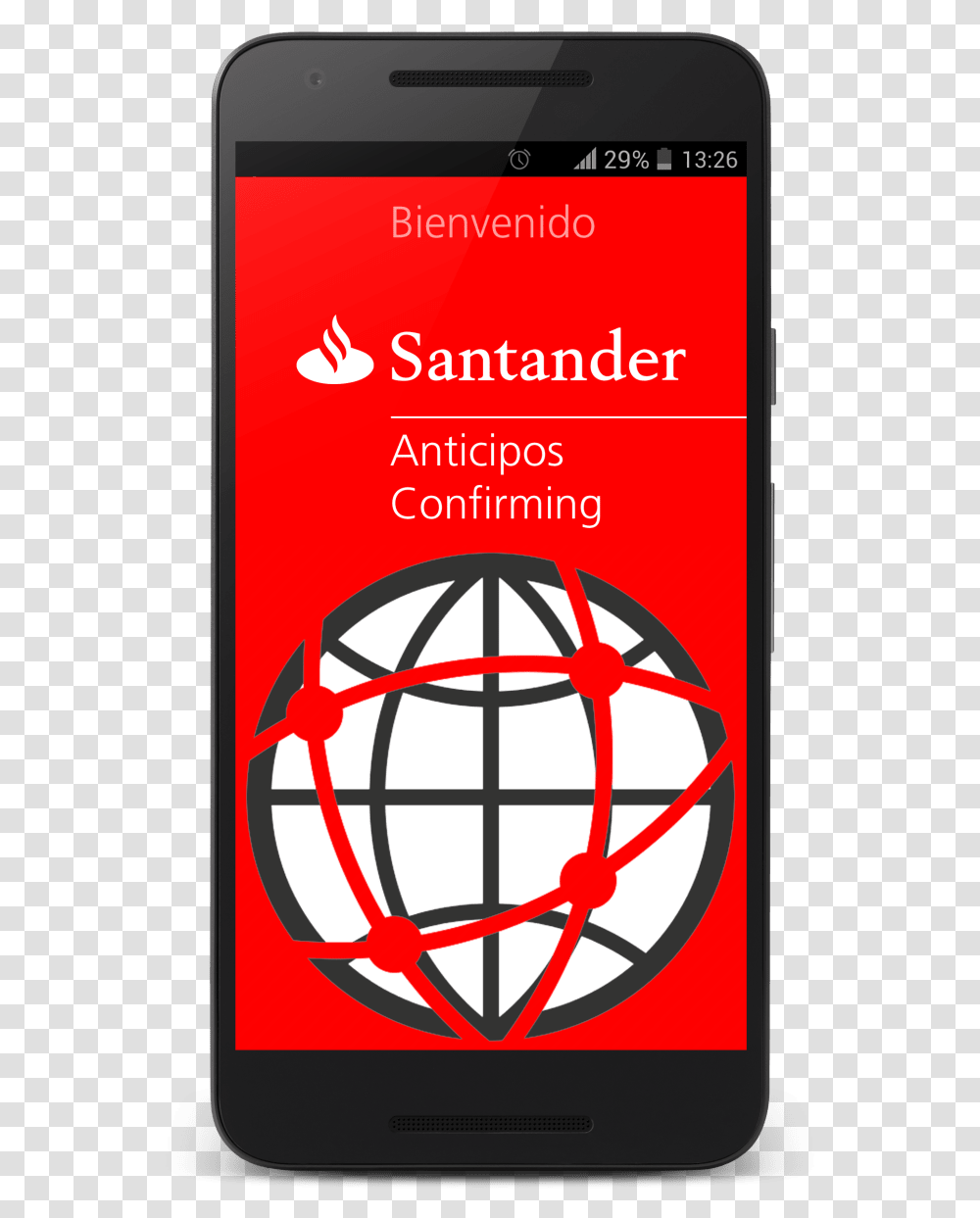 App Santander Confirming Smartphone, Mobile Phone, Electronics, Cell Phone, Advertisement Transparent Png