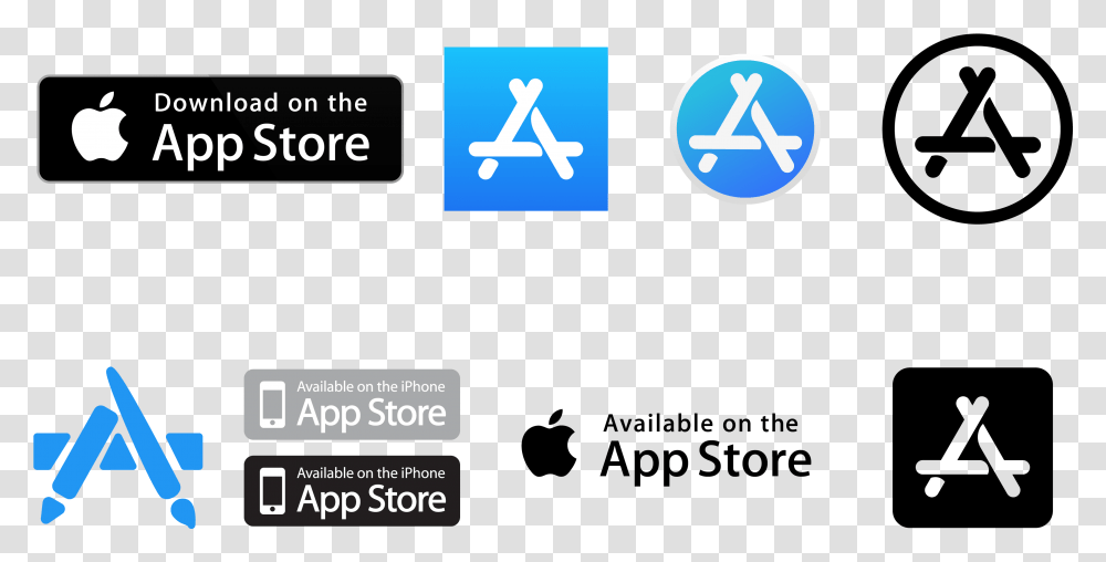 App Store Logo Language, Text, Symbol, Sign, Number Transparent Png