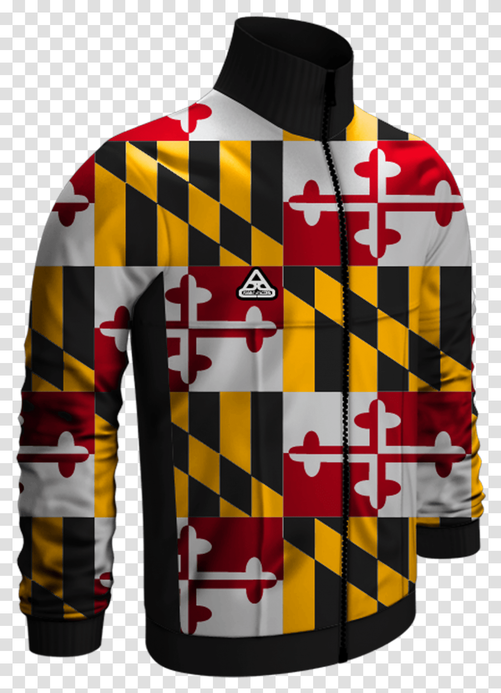 App Trksuit 06 Top Front Maryland State Flag, Shirt, Word Transparent Png
