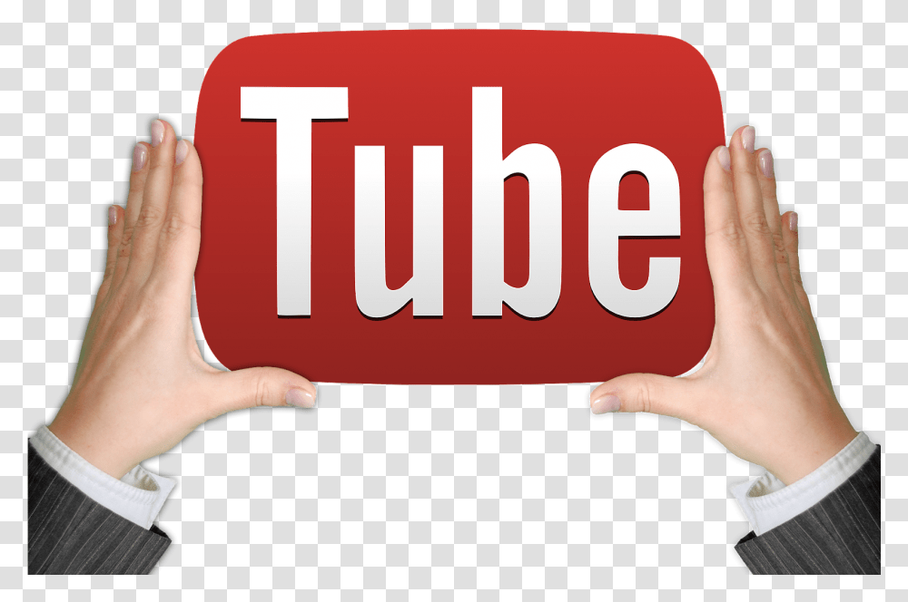 App Youtube Youtube Banner For Twitch, Person, Text, Word, Hand Transparent Png