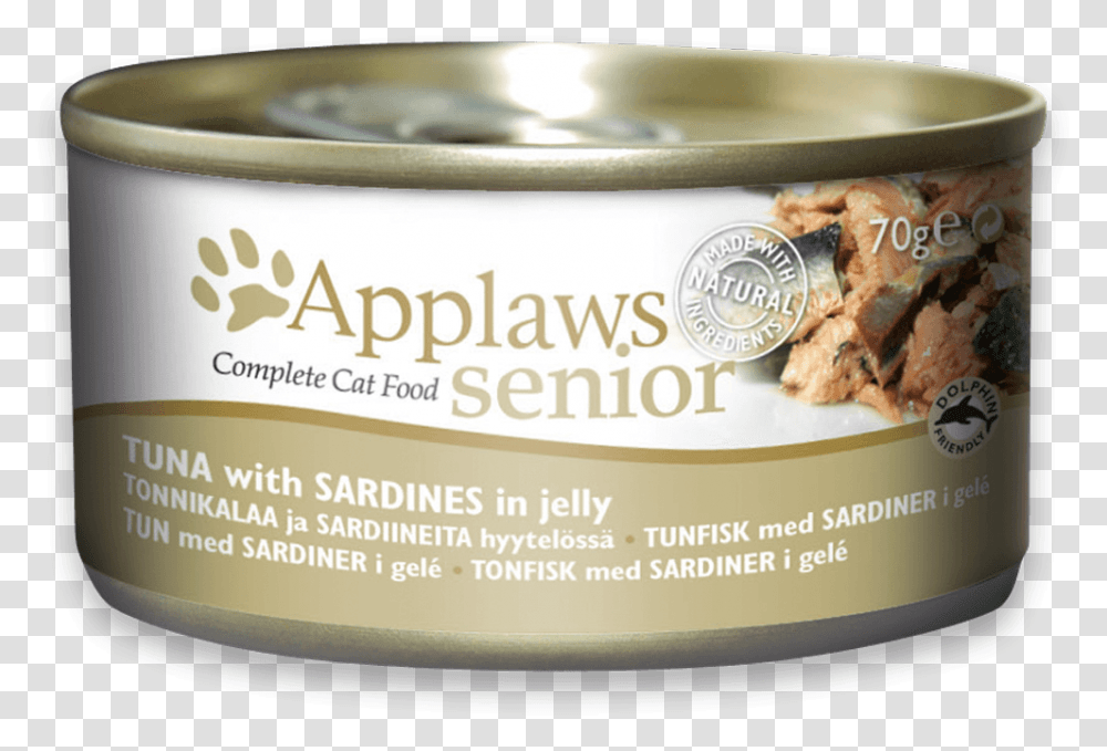 Applaws Senior Cat Food, Tin, Aluminium, Canned Goods, Label Transparent Png