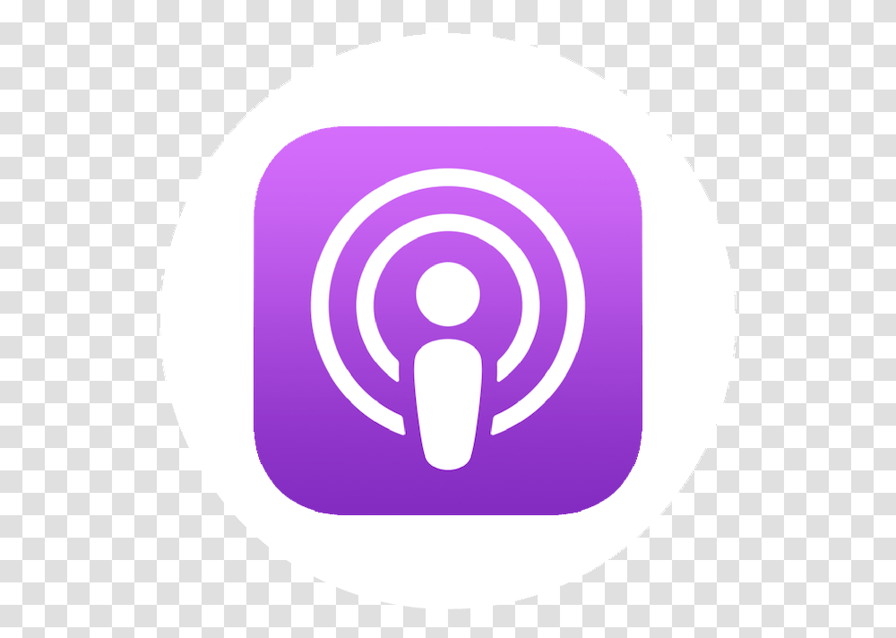 Apple 3 Podcast App Logo, Trademark, Rug, Security Transparent Png