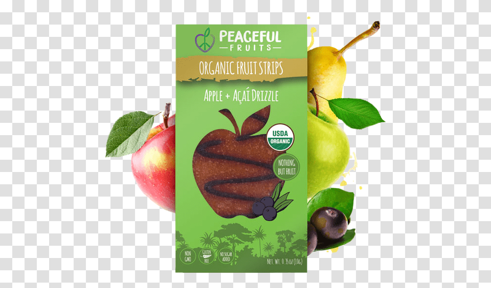 Apple Acai Peaceful Fruits, Plant, Food, Peach, Pear Transparent Png