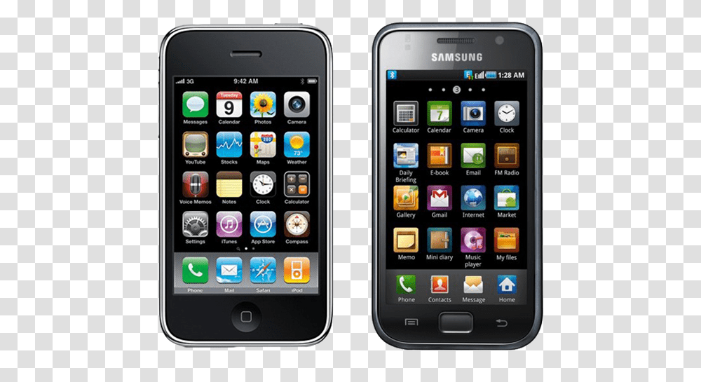 Apple Accuses Samsung Of Copying Iphone Icons And Has The Iphone 3gs, Mobile Phone, Electronics, Cell Phone Transparent Png