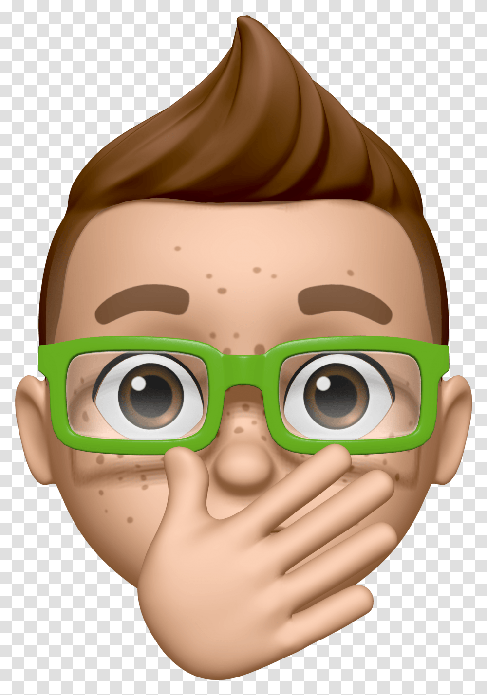 Apple And Google Reveal New Emojis Coming Later This Year Blush Emoji, Glasses, Accessories, Accessory, Face Transparent Png