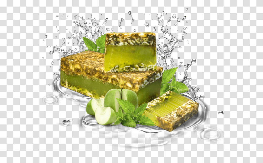 Apple And Mint, Food, Plant, Sweets, Confectionery Transparent Png