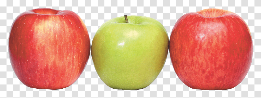 Apple Apple Green Red, Fruit, Plant, Food Transparent Png