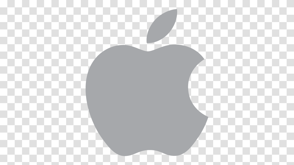 Apple Apple Logo Grey, Symbol, Trademark, Balloon, Stencil Transparent Png