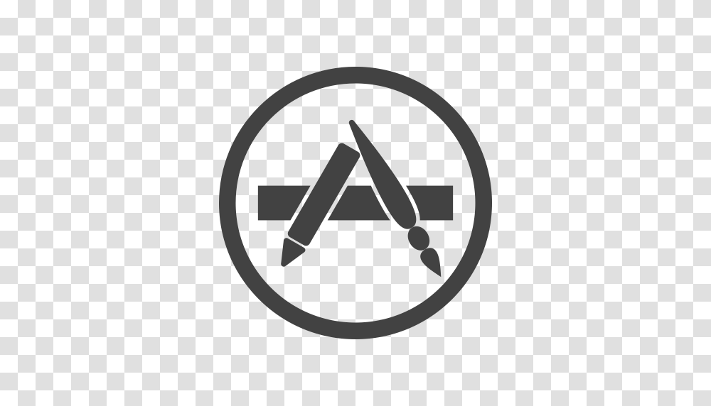 Apple Application Apps Appstore Company Mobile Technology Icon, Sign, Arrow Transparent Png
