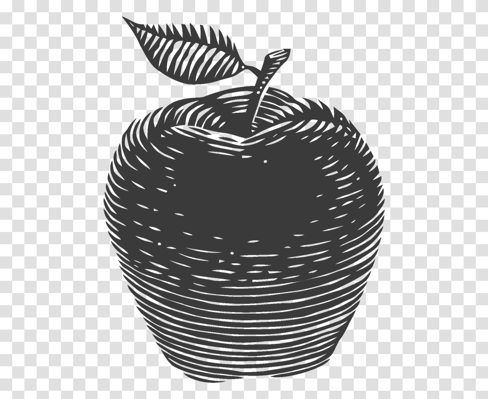 Apple Basket Apple Sketch, Plant, Produce, Food, Vegetable Transparent Png