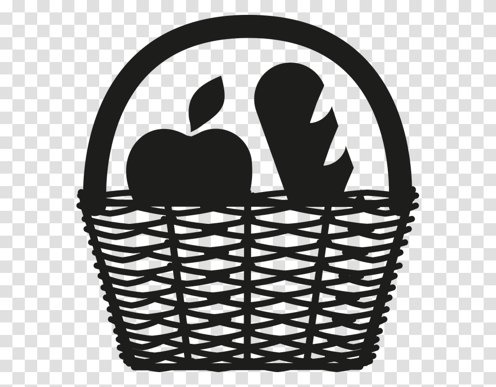 Apple Basket Cesta De Mercado Vector, Shopping Basket, Rug Transparent Png