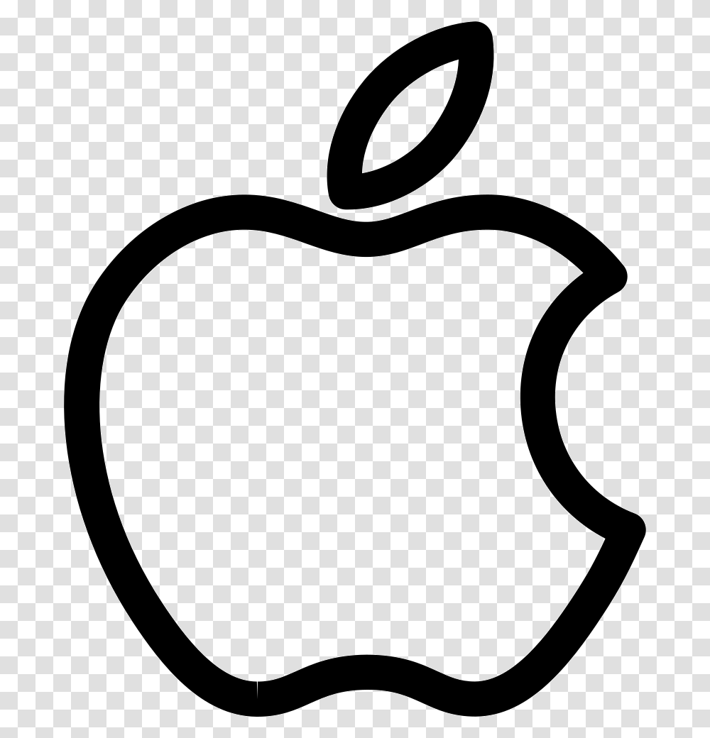 Apple Bitten Outlined Logo Apple Outline Logo, Trademark, Armor Transparent Png
