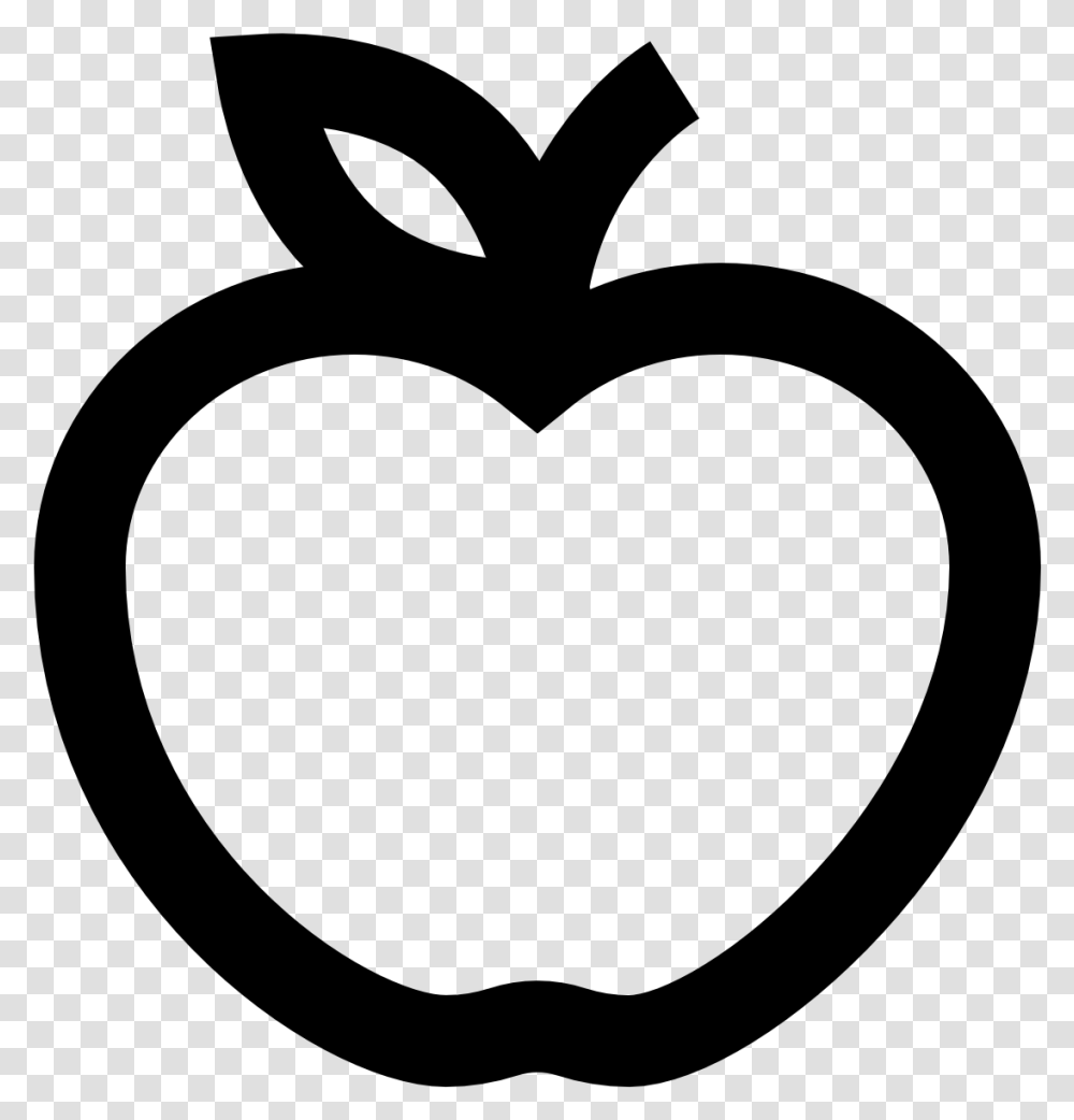 Apple Black And White Icon, Gray, World Of Warcraft Transparent Png