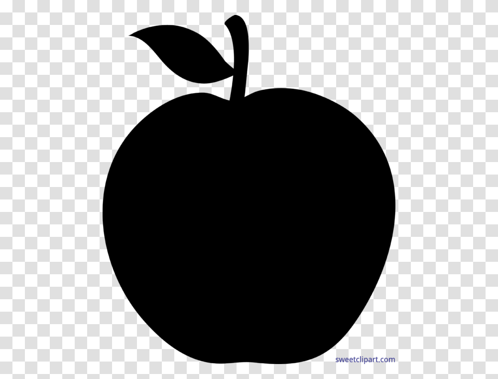 Apple Black Silhouette Clip Art, Gray, World Of Warcraft Transparent Png