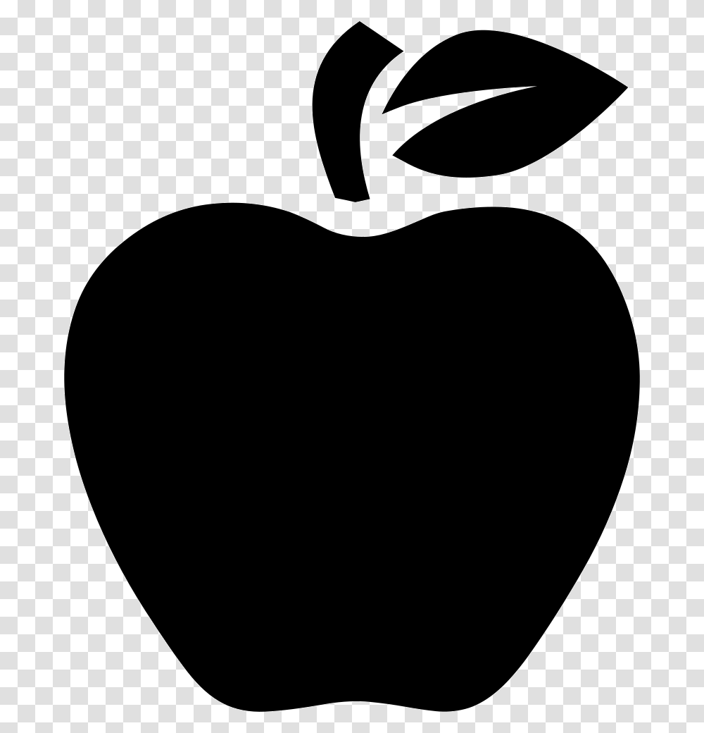 Apple Black Vector, Stencil, Plant, Heart, Food Transparent Png
