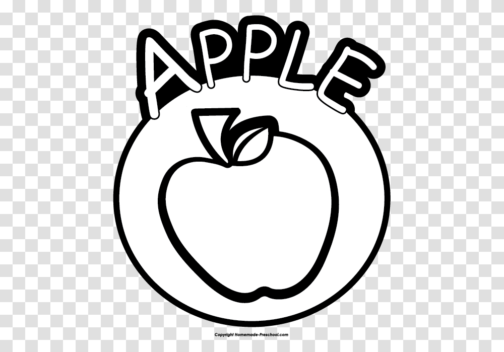 Apple Black White And, Stencil, Grenade, Bomb, Weapon Transparent Png