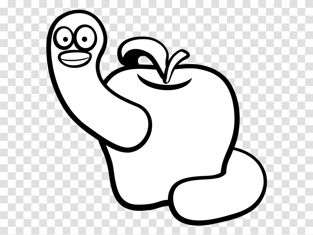 Apple Black White Apple Black And White Apple Clipart Cartoon Apple Clip Art Black White, Stencil, Cushion, Hook, Alphabet Transparent Png