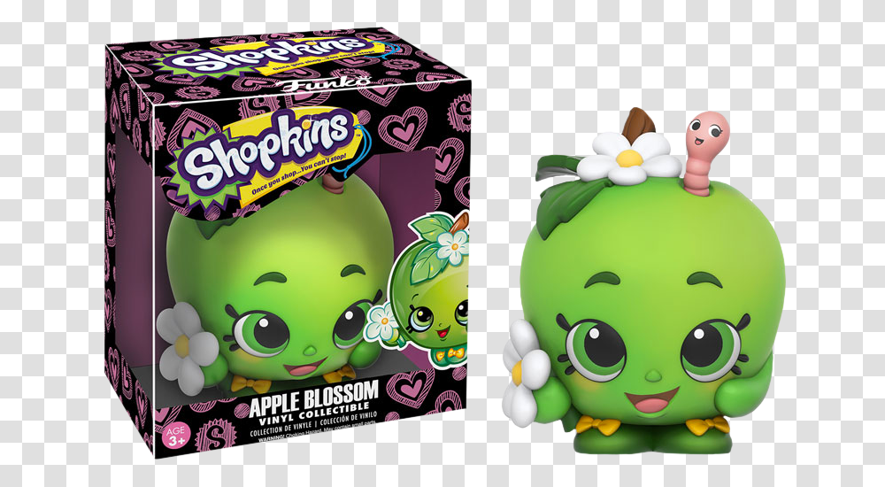 Apple Blossom 3 Vinyl Figure Main Image Apple Blossom Shopkins Toys, Birthday Cake, Dessert, Food, Candy Transparent Png