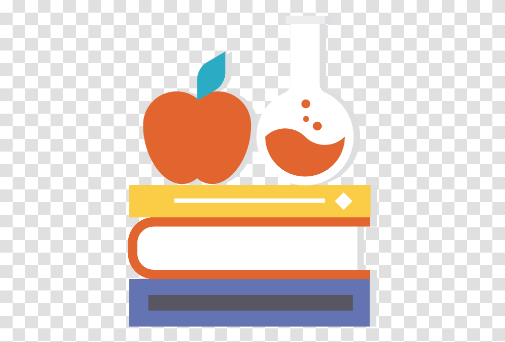 Apple Book Test Tube Books Horizontal, Plant, Fruit, Food, Produce Transparent Png