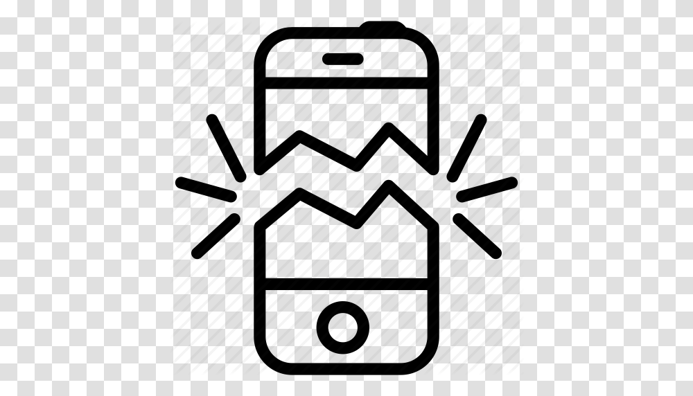 Apple Call Crack Iphone Mobile Screen Smartphone Icon, Label, Alphabet, Chair Transparent Png