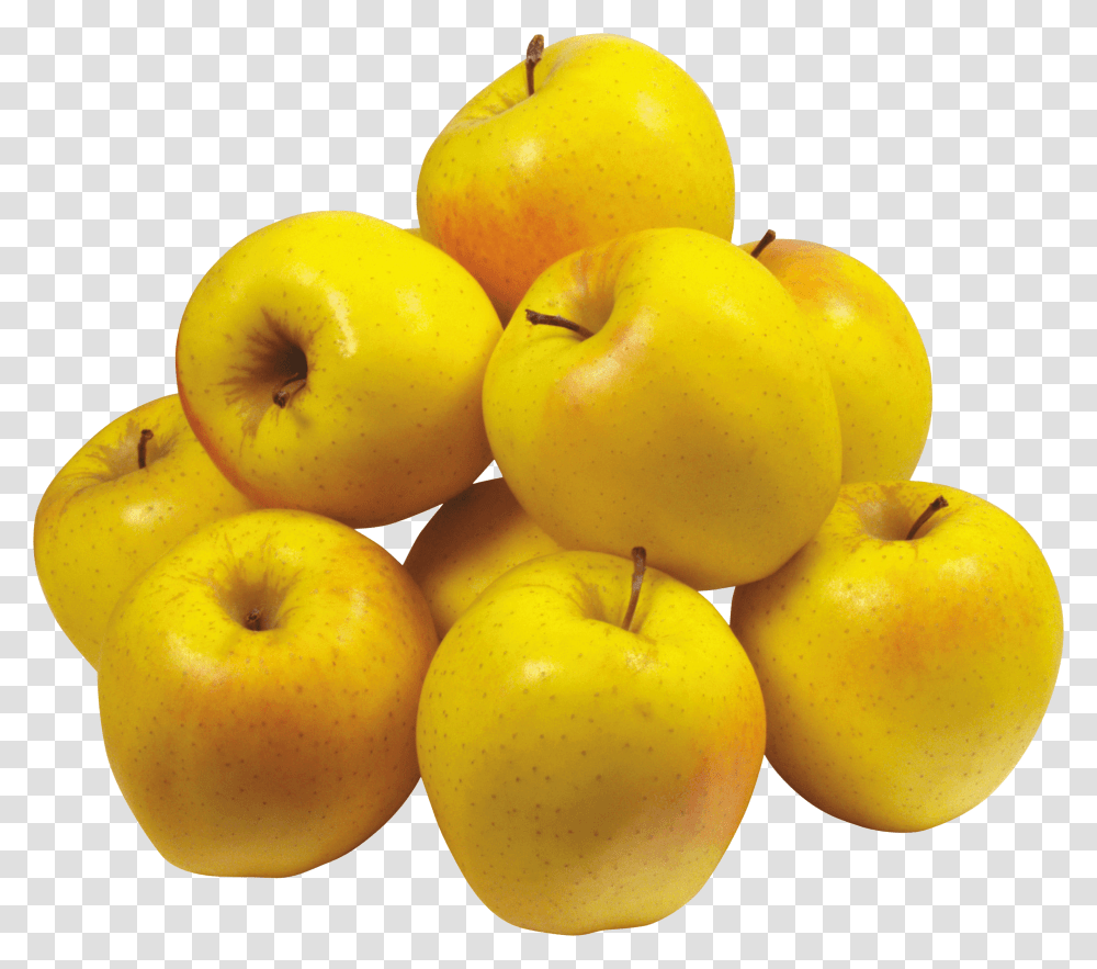 Apple Cameo Yellow Group Yellow Apples, Plant, Fruit, Food, Produce Transparent Png