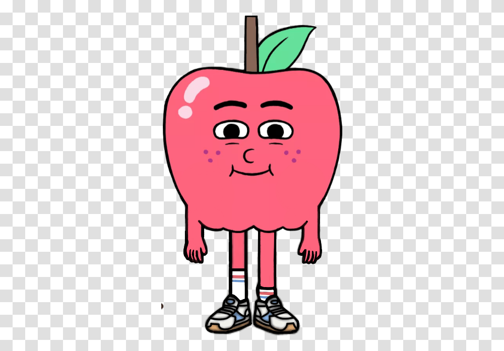Apple Character Apple And Onion, Head, Text, Pac Man, Art Transparent Png